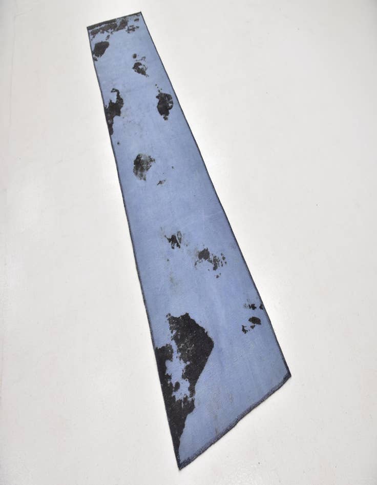 Detail image of  2' 2 x 9' 6  Hand Knotted Ultra Vintage Persian Wool Runner Rug