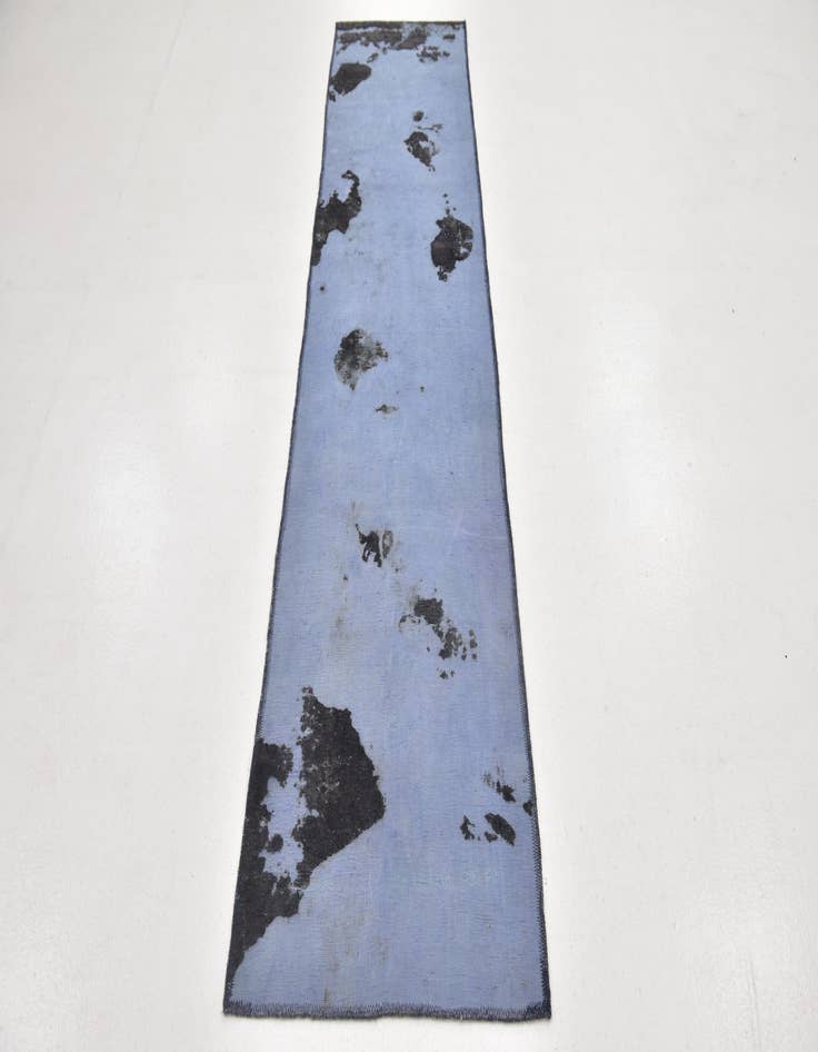 Detail image of  2' 2 x 9' 6  Hand Knotted Ultra Vintage Persian Wool Runner Rug