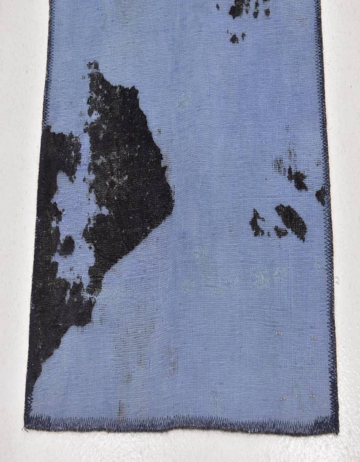 Detail image of  2' 2 x 9' 6  Hand Knotted Ultra Vintage Persian Wool Runner Rug