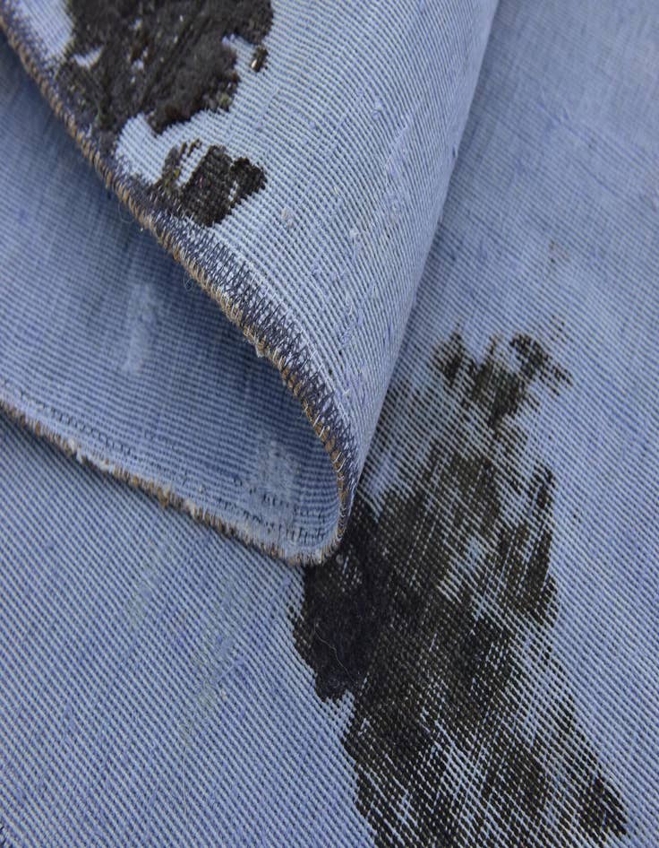 Detail image of  2' 2 x 9' 6  Hand Knotted Ultra Vintage Persian Wool Runner Rug