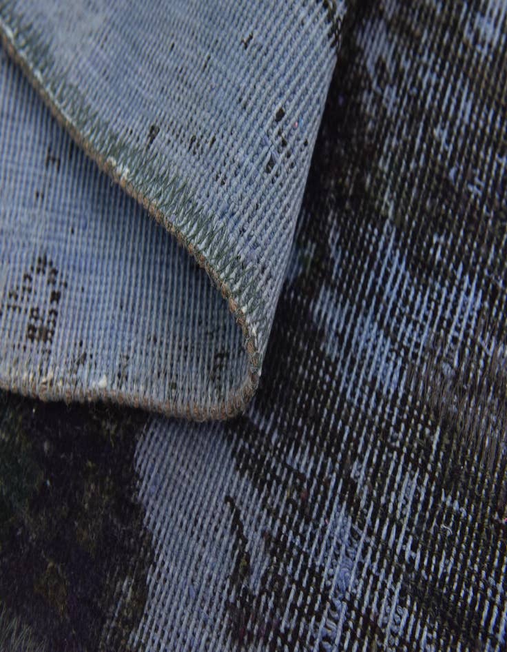 Detail image of  5' 3 x 9' 6  Hand Knotted Ultra Vintage Persian Wool Runner Rug