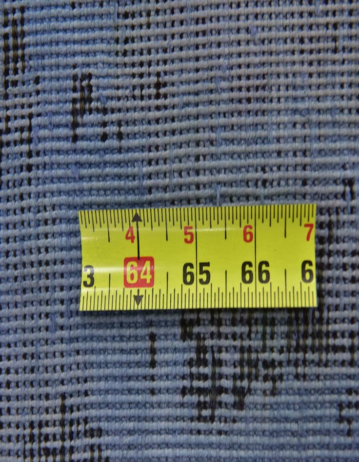 Detail image of  5' 3 x 9' 6  Hand Knotted Ultra Vintage Persian Wool Runner Rug