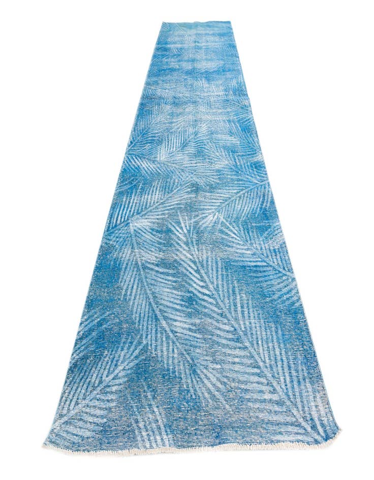 Detail image of  4' 4 x 15' 2  Hand Knotted Ultra Vintage Persian Wool Runner Rug