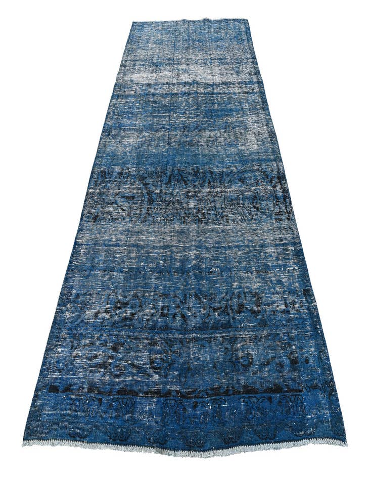 Detail image of  5' 8 x 11' 1  Hand Knotted Ultra Vintage Persian Wool Runner Rug