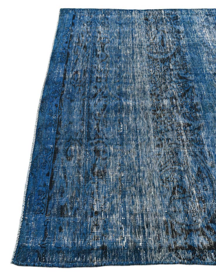 Detail image of  5' 8 x 11' 1  Hand Knotted Ultra Vintage Persian Wool Runner Rug