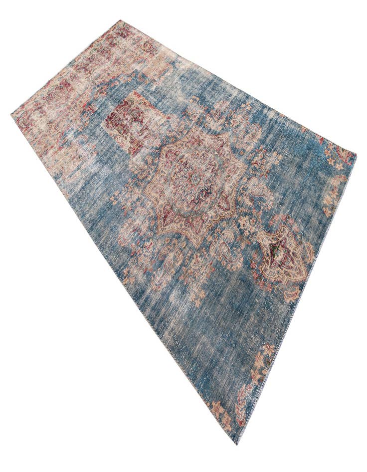 Detail image of  4' 9 x 9' 4  Hand Knotted Ultra Vintage Persian Wool Runner Rug