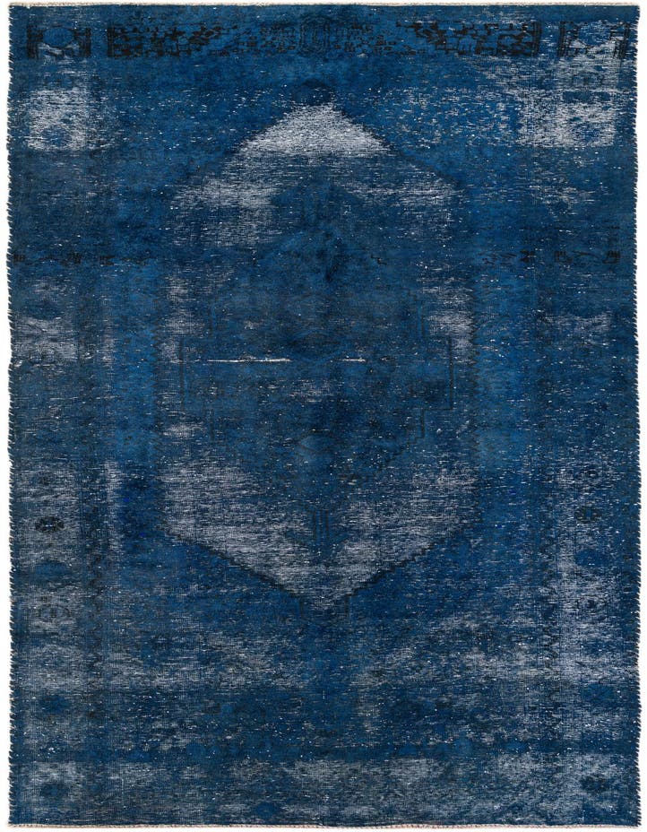  4' 9 x 9' 10  Hand Knotted Ultra Vintage Persian W...