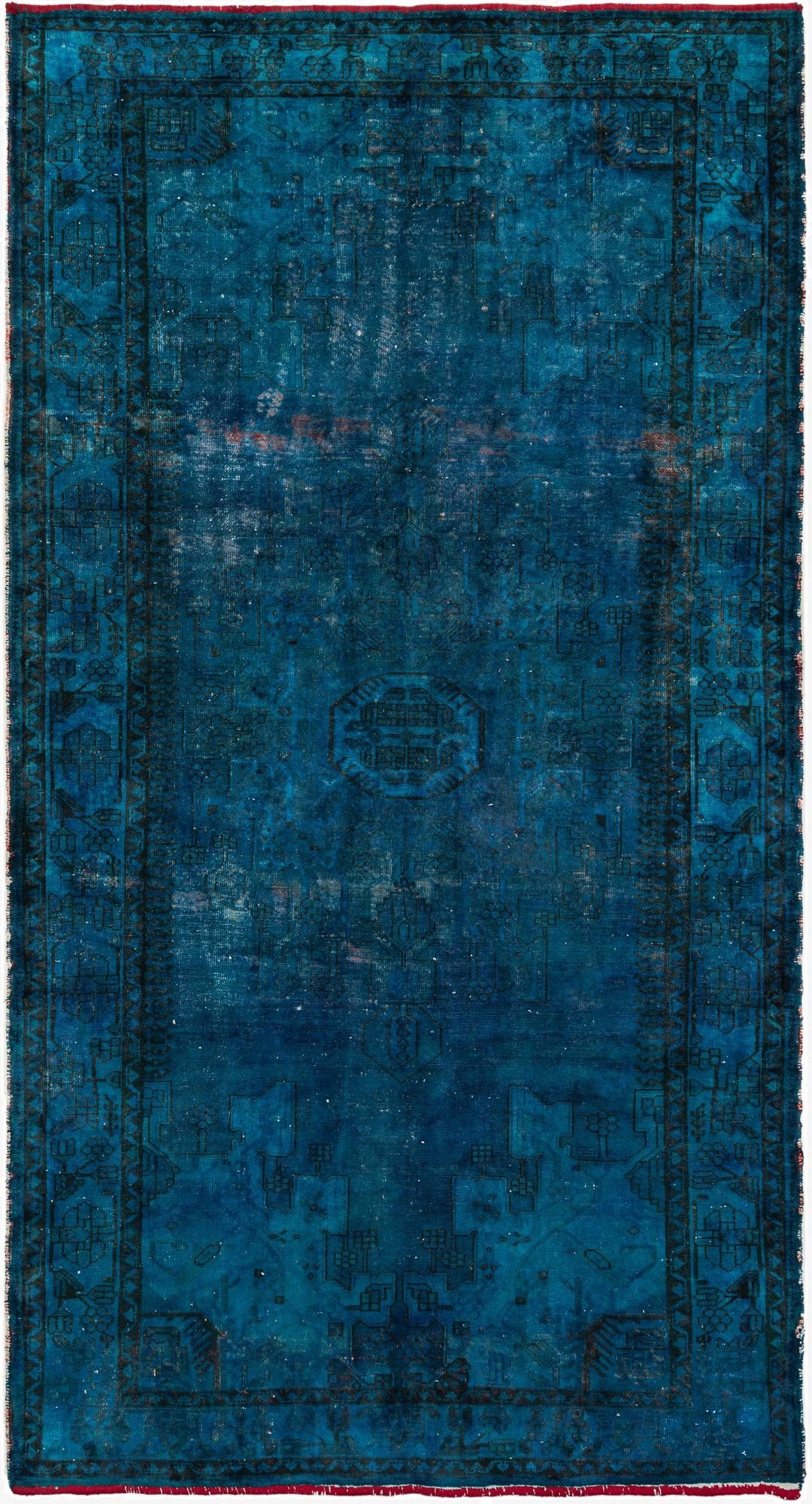  5' 5 x 10' 2  Hand Knotted Ultra Vintage Persian Wool Runner Rug