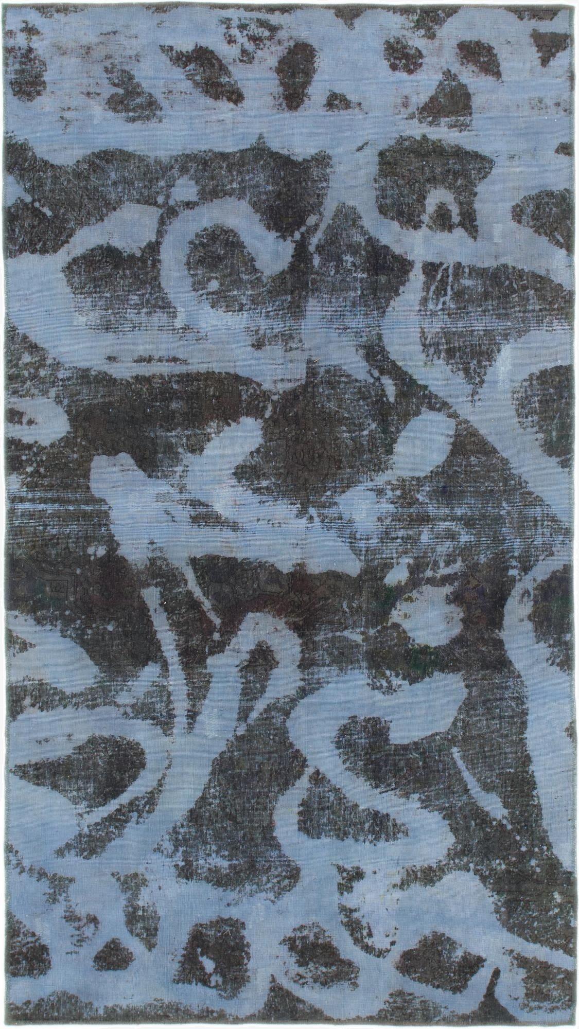  5' 3 x 9' 6  Hand Knotted Ultra Vintage Persian Wool Runner Rug