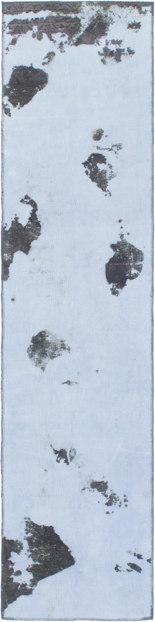  2' 2 x 9' 6  Hand Knotted Ultra Vintage Persian Wool Runner Rug