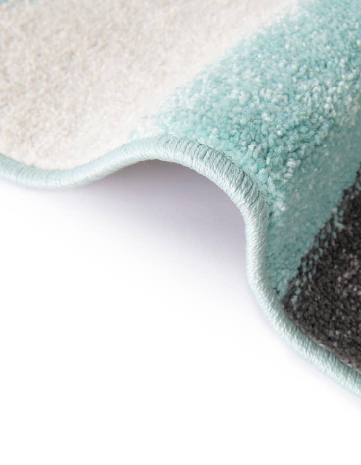 Detail image of  2' 2 x 5' 1 Giraffe Whimsy Kids Runner Rug