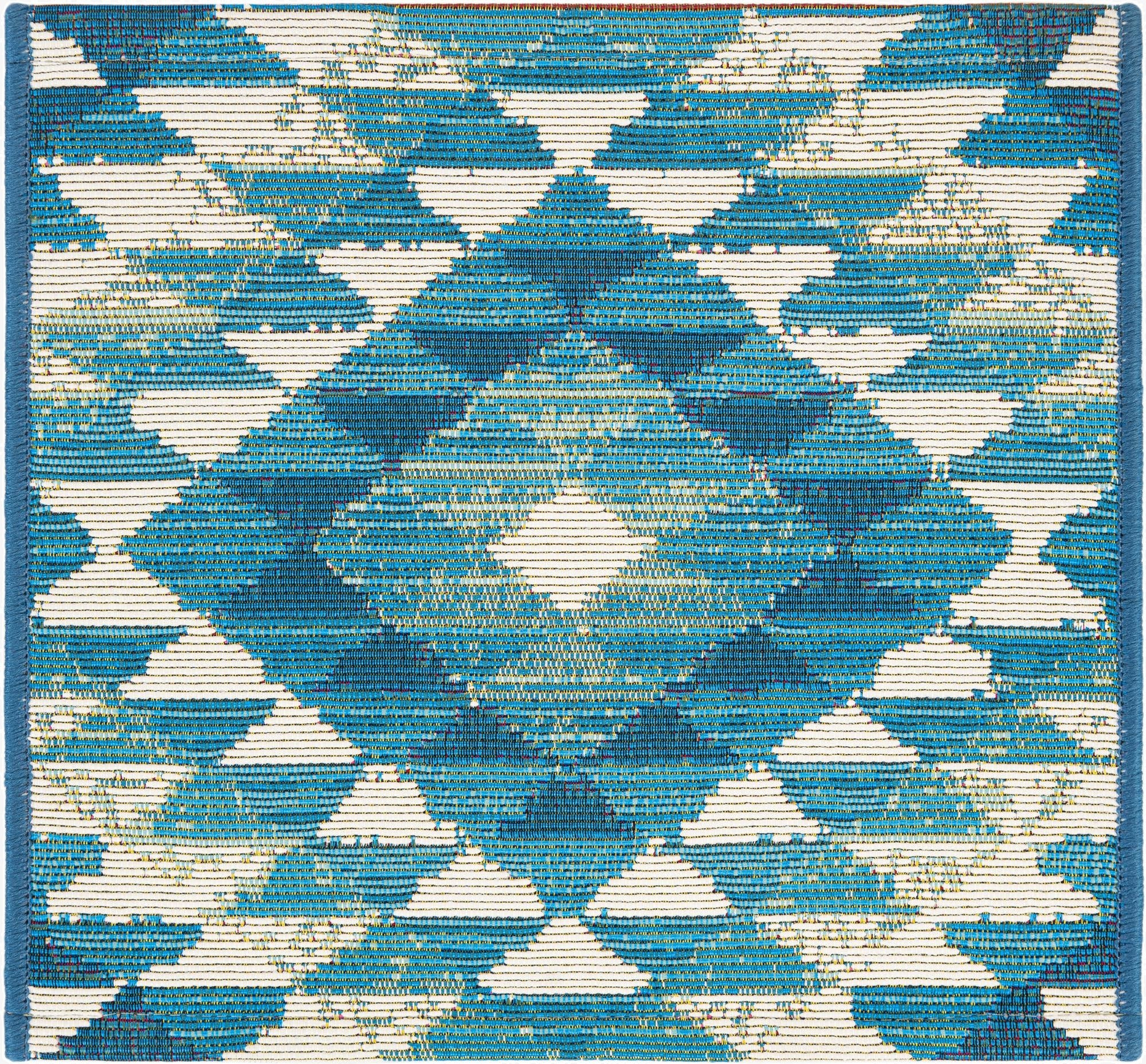  1' 4 x 1' 4  Washable Southwestern Indoor / Outdoor Sample Rug