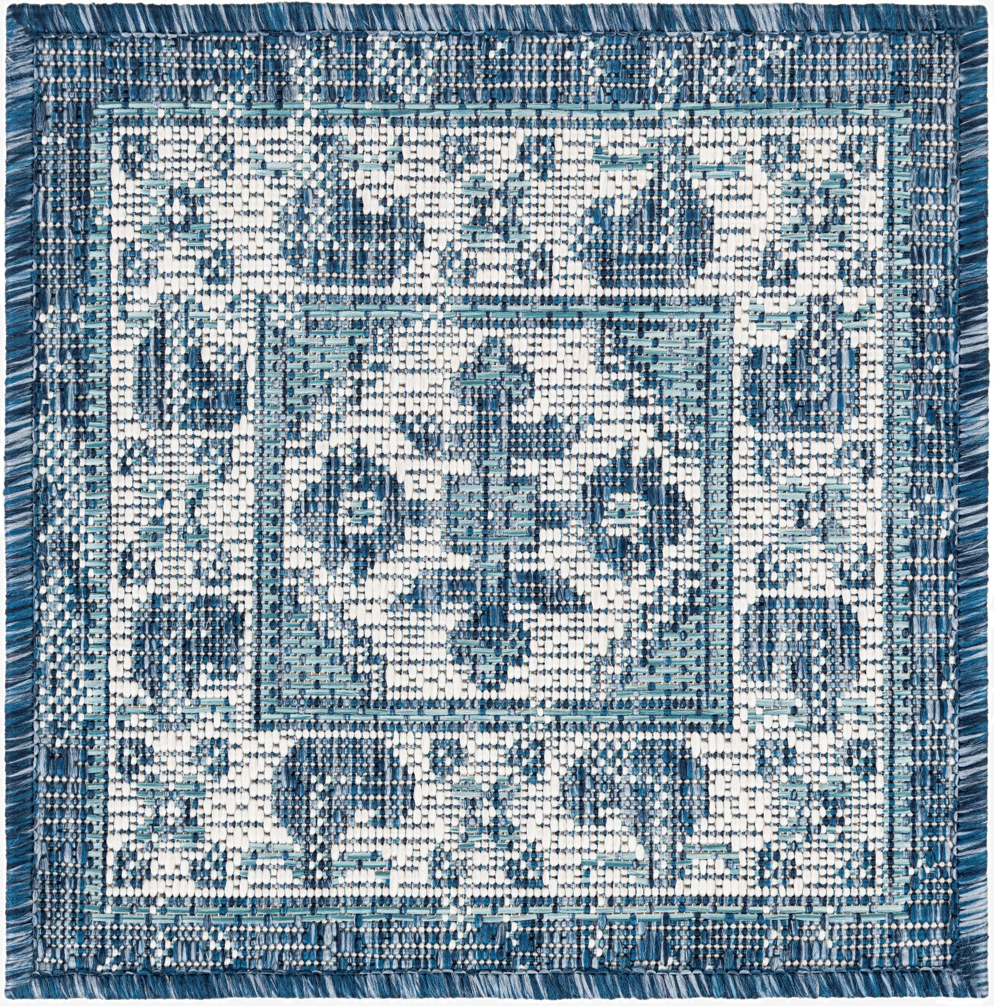  1' 4 x 1' 4  Washable Traditional Indoor / Outdoor Sample Rug