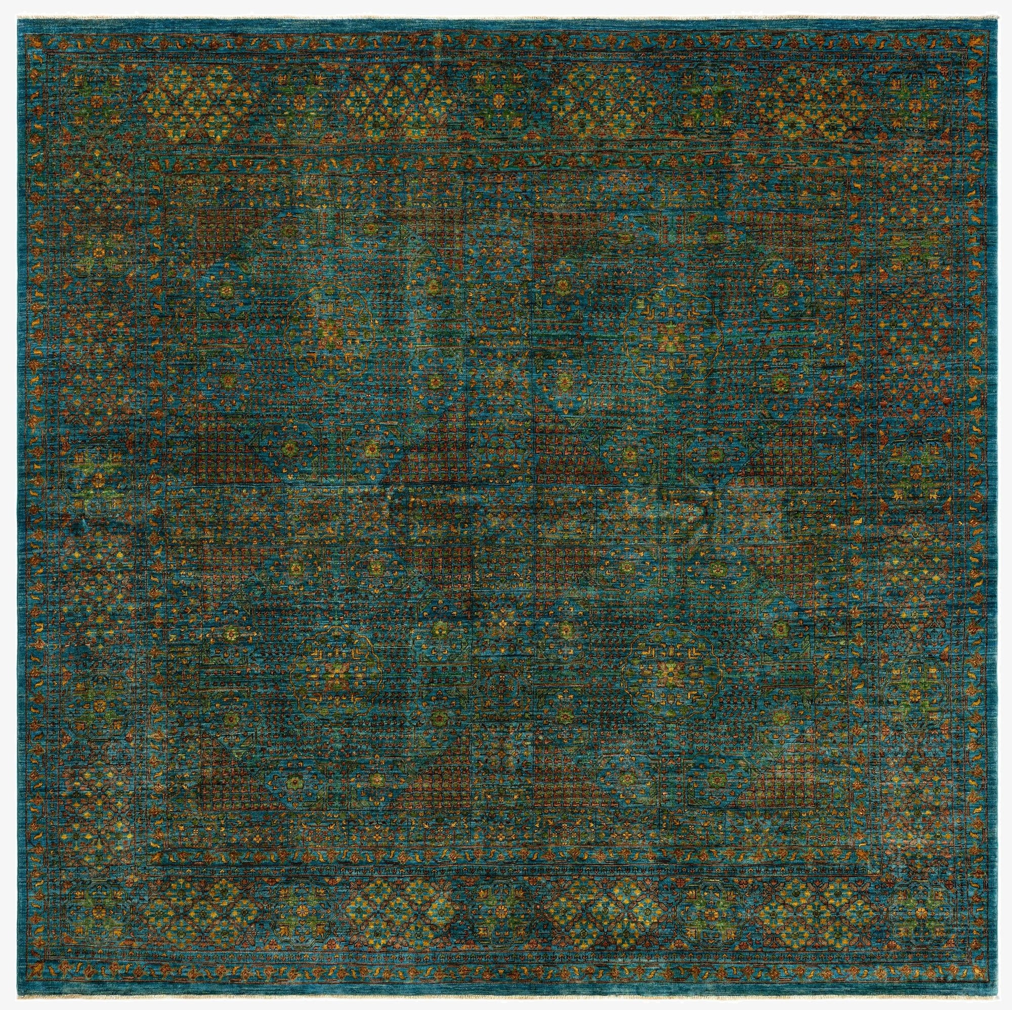  8' x 8' 1 Amina Wool Square Rug