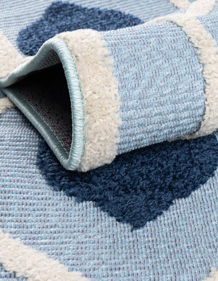 Detail image of  5' 3 x 5' 3  Washable Aruba Indoor / Outdoor Square Rug