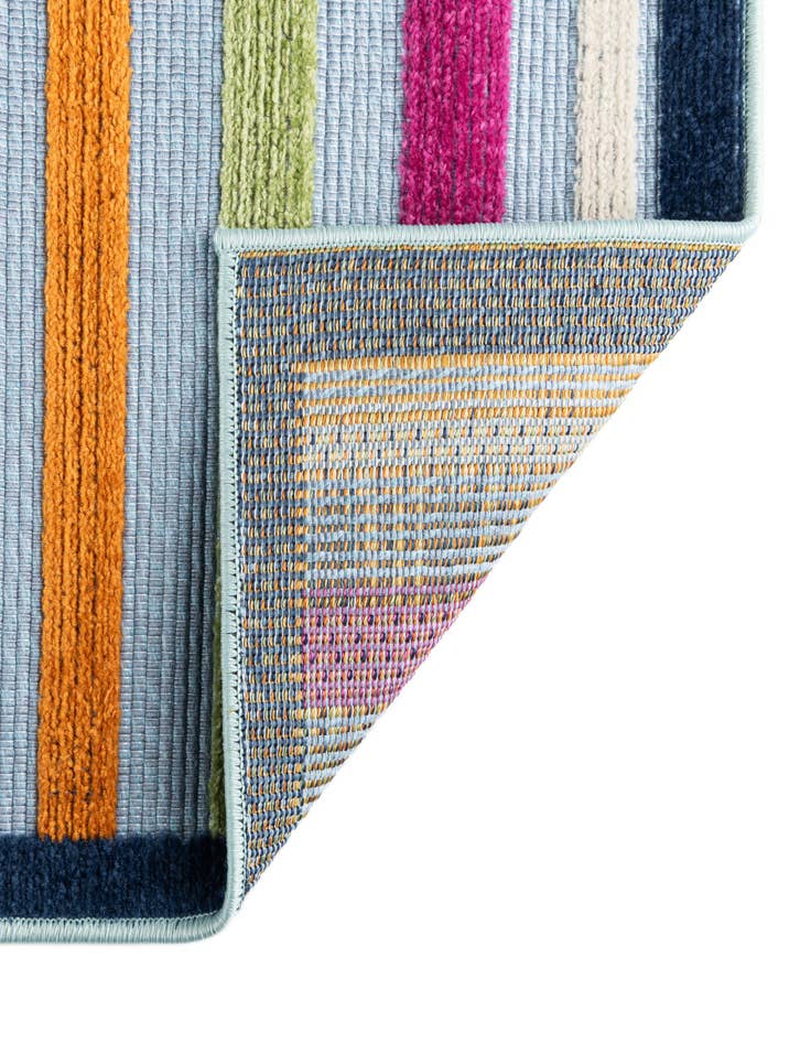 Detail image of  5' 3 x 5' 3  Washable Aruba Indoor / Outdoor Square Rug