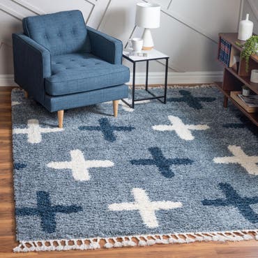  8' x 8' Athena Shag Square Rug