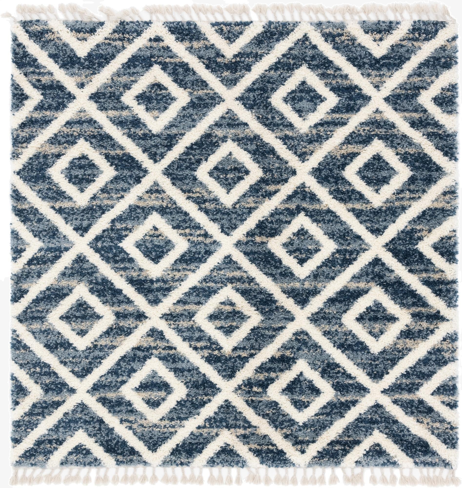 8' x 8' Athena Shag Square Rug