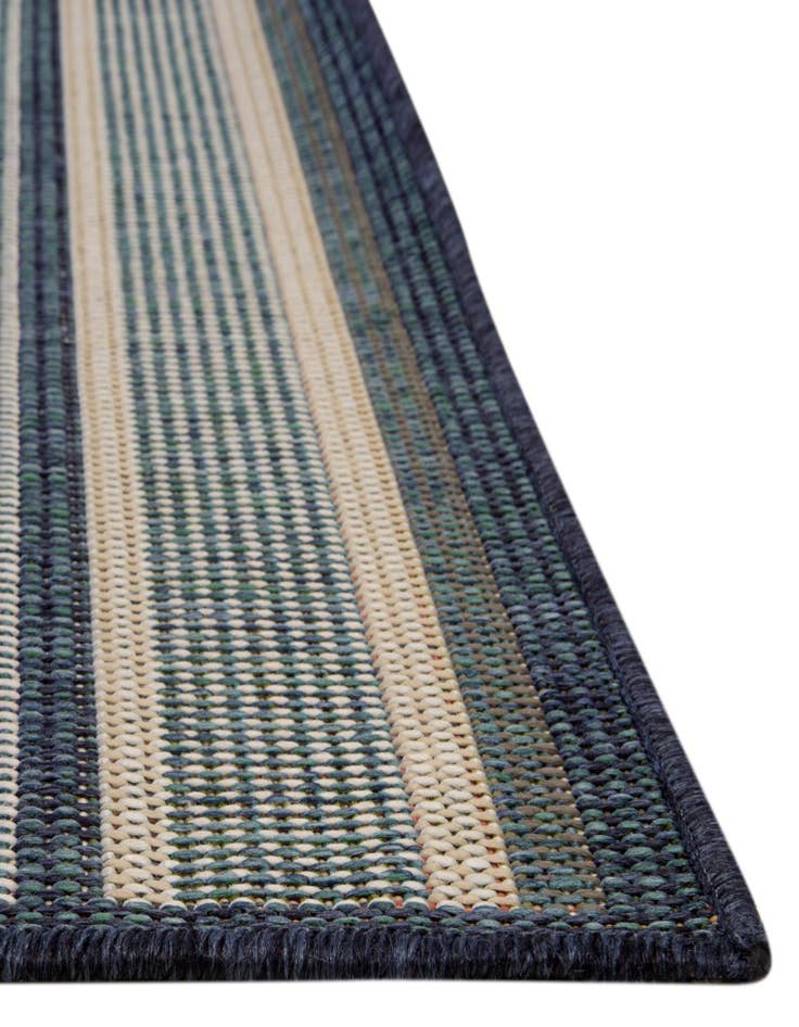 Detail image of  5' 3 x 5' 3  Washable Baja Indoor / Outdoor Square Rug