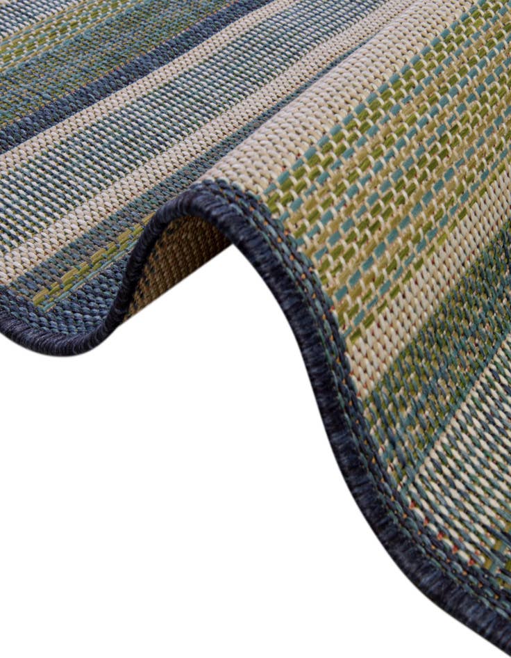 Detail image of  5' 3 x 5' 3  Washable Baja Indoor / Outdoor Square Rug