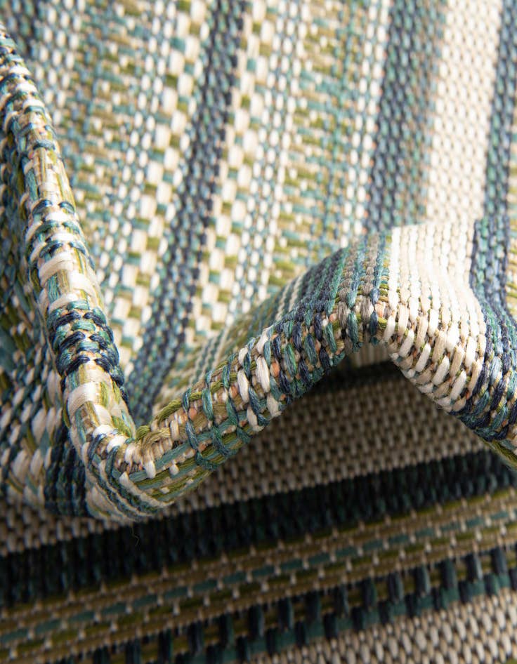 Detail image of  7' 10 x 7' 10  Washable Baja Indoor / Outdoor Square Rug