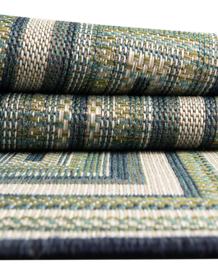 Detail image of  7' 10 x 7' 10  Washable Baja Indoor / Outdoor Square Rug