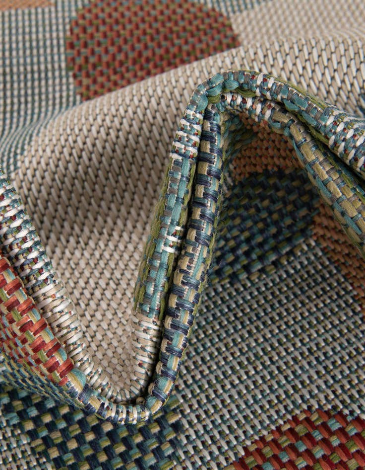 Detail image of  10' x 10'  Washable Baja Indoor / Outdoor Square Rug