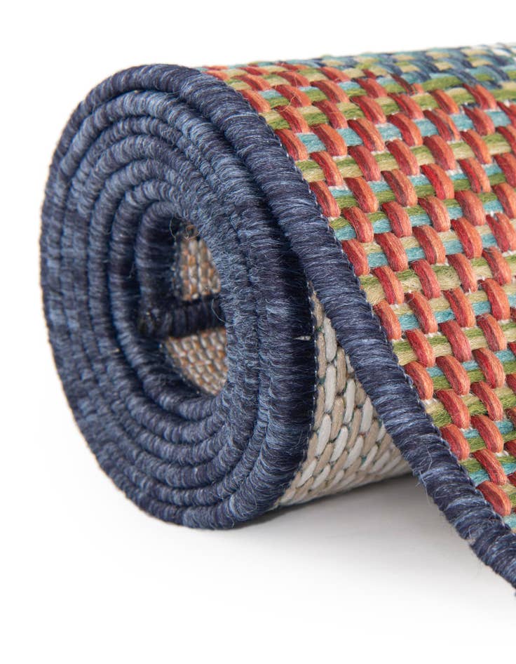 Detail image of  10' x 10'  Washable Baja Indoor / Outdoor Square Rug