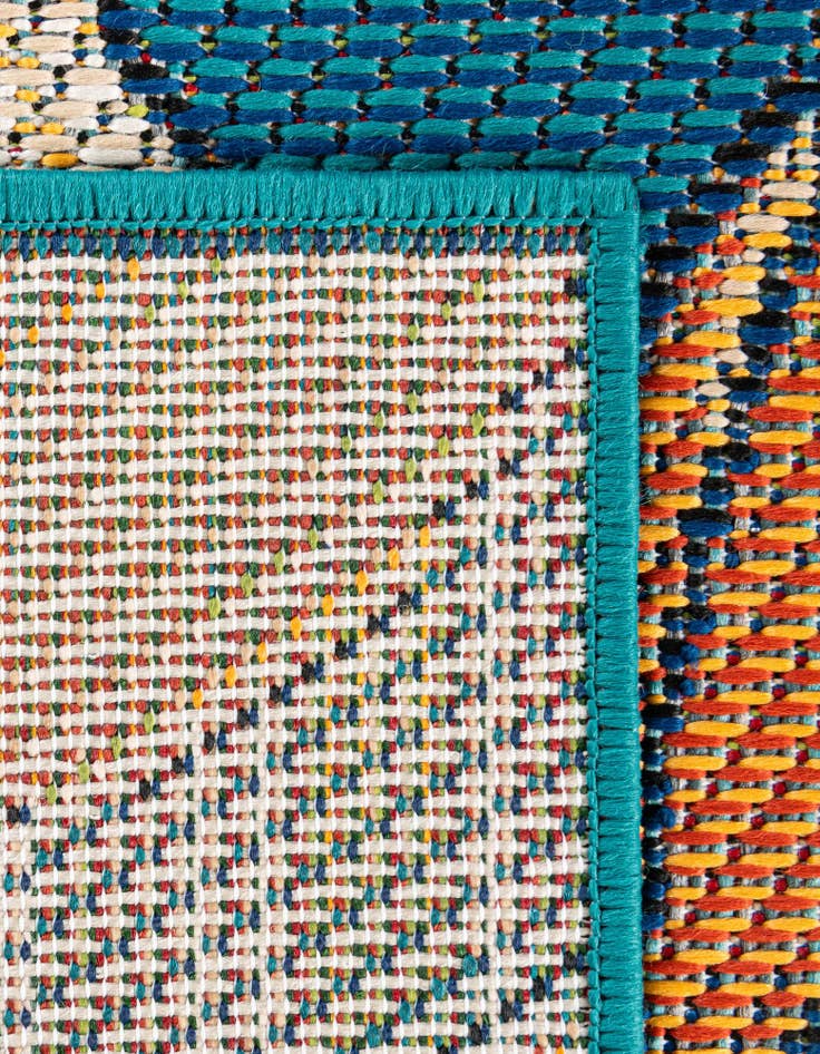 Detail image of  10' x 10'  Washable Baja Indoor / Outdoor Square Rug