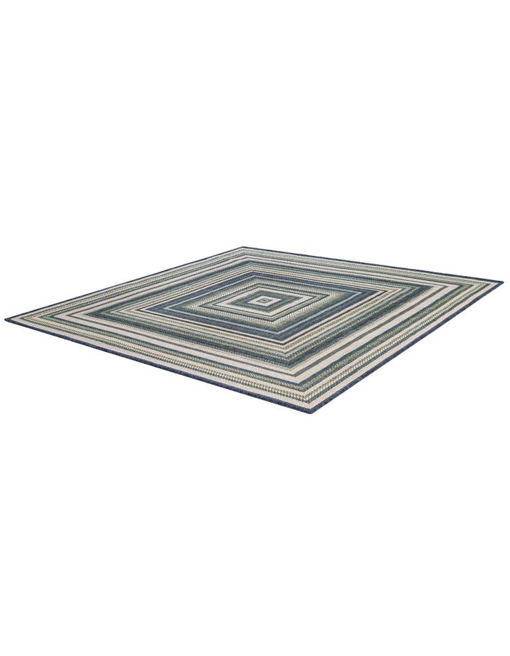 Detail image of  6' x 6'  Washable Baja Indoor / Outdoor Square Rug