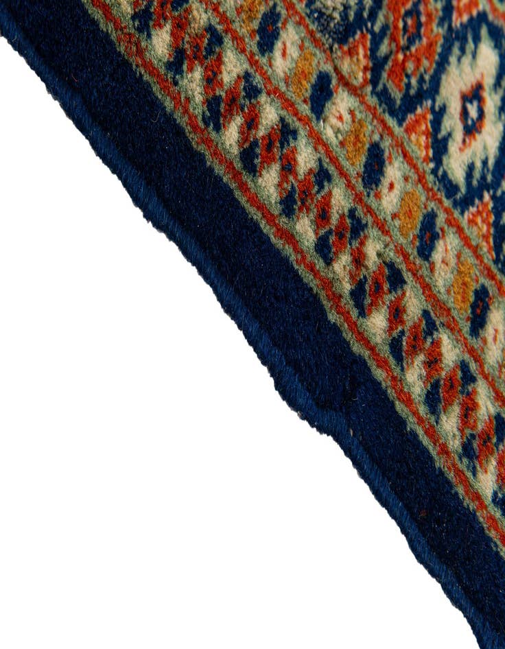 Detail image of  2' 1 x 2' 3  Hand Knotted Bokhara Oriental Wool Square Rug