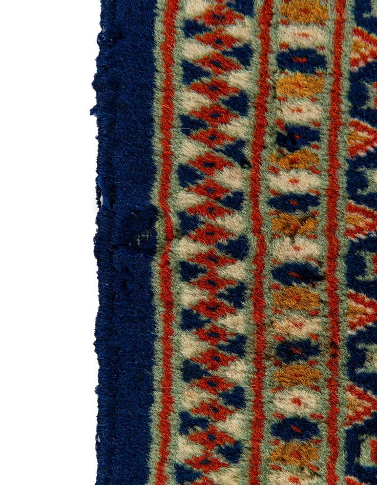 Detail image of  2' 1 x 2' 3  Hand Knotted Bokhara Oriental Wool Square Rug