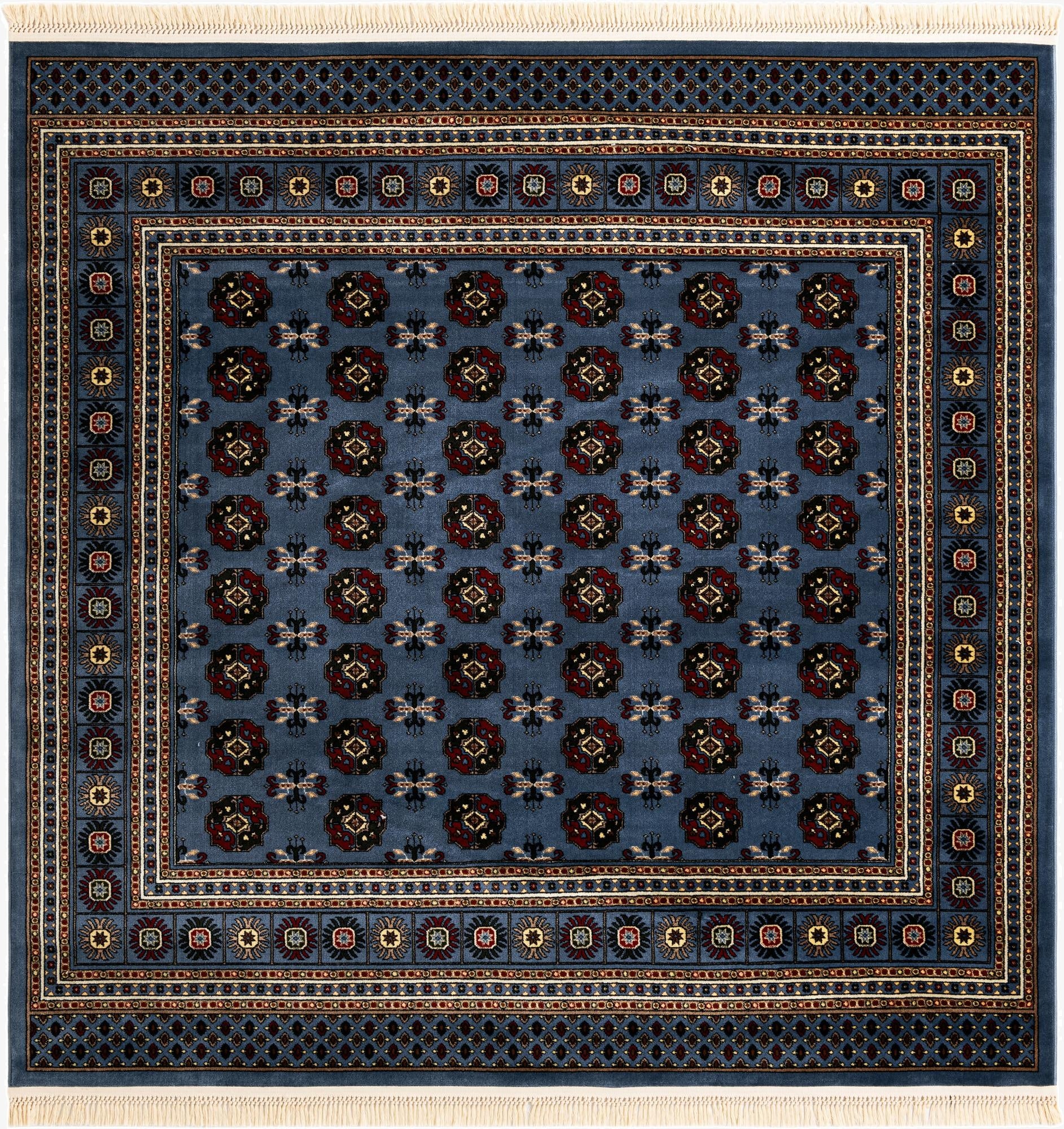  7' 10 x 7' 10 Bokhara Square Rug