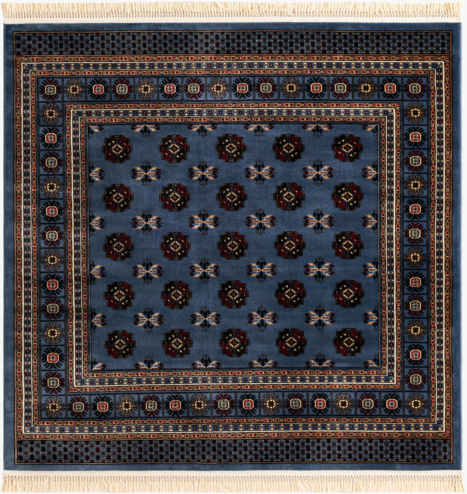  6' x 6' Bokhara Square Rug