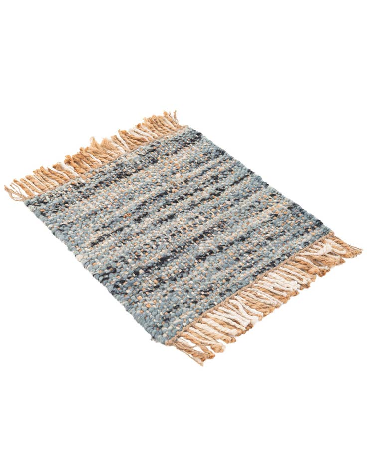 Detail image of  1' 6 x 1' 6  Hand Braided Jute Square Rug