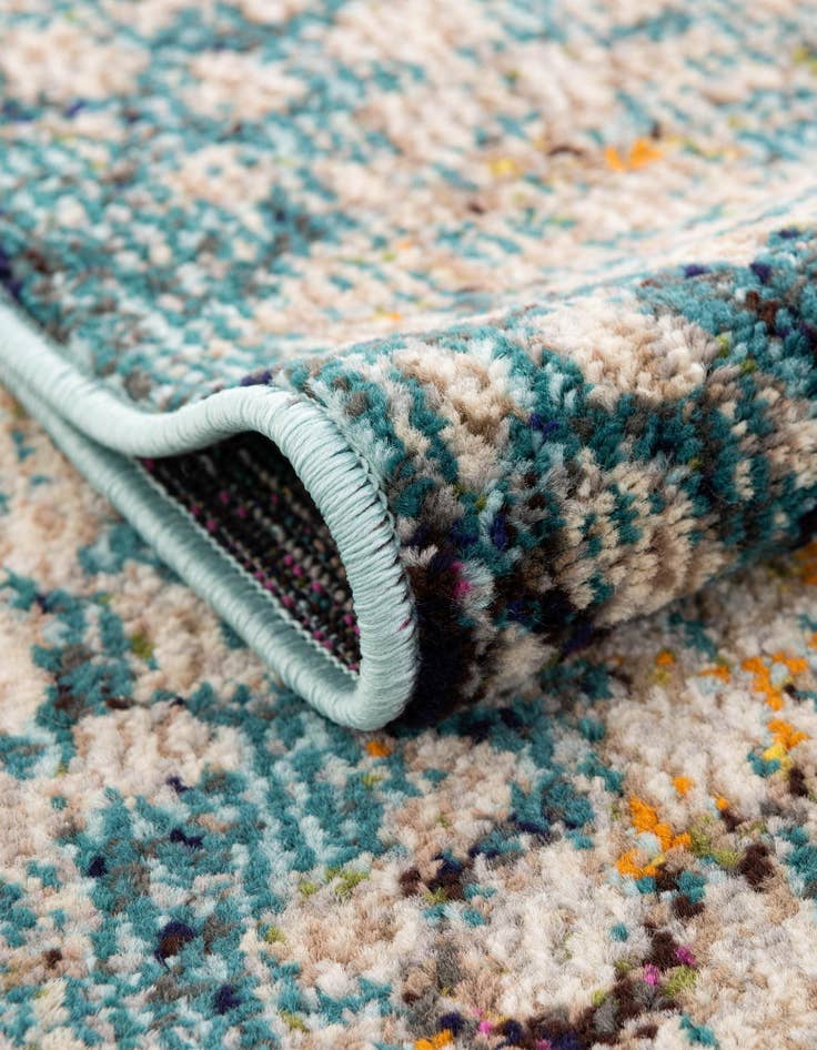 Detail image of  6' x 6'  Washable Carnevale Square Rug