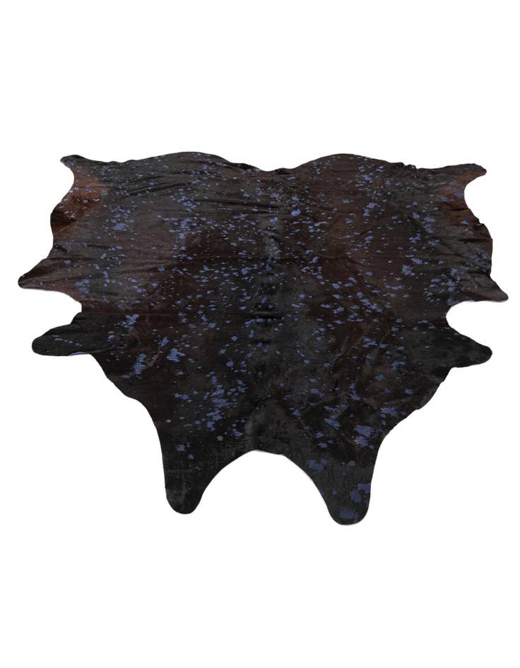 Detail image of  6' 5 x 6' 9 Cowhide Leather Square Rug