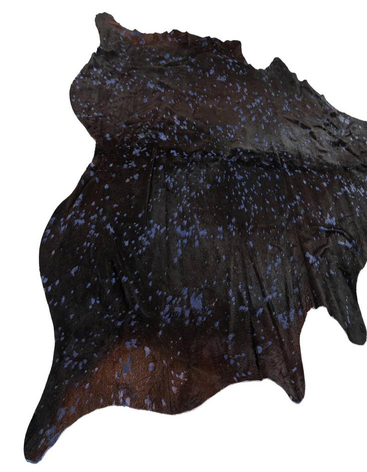 Detail image of  6' 5 x 6' 9 Cowhide Leather Square Rug