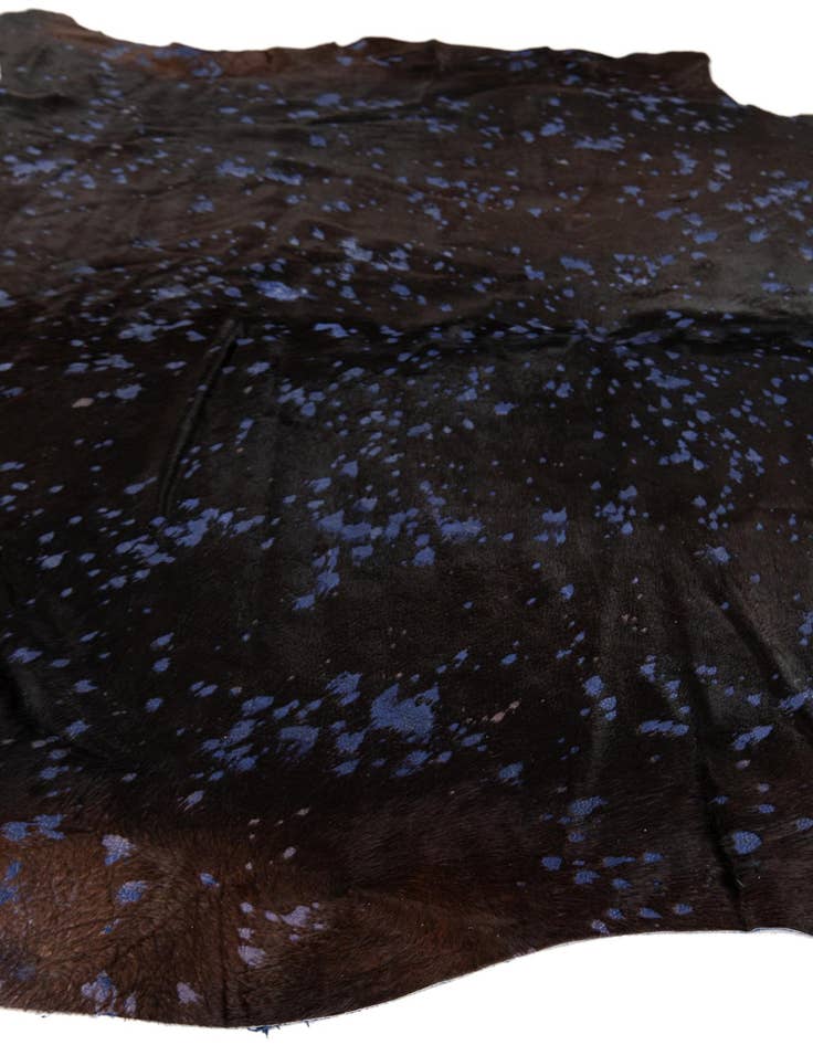 Detail image of  6' 5 x 6' 9 Cowhide Leather Square Rug