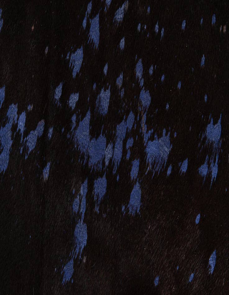 Detail image of  6' 5 x 6' 9 Cowhide Leather Square Rug