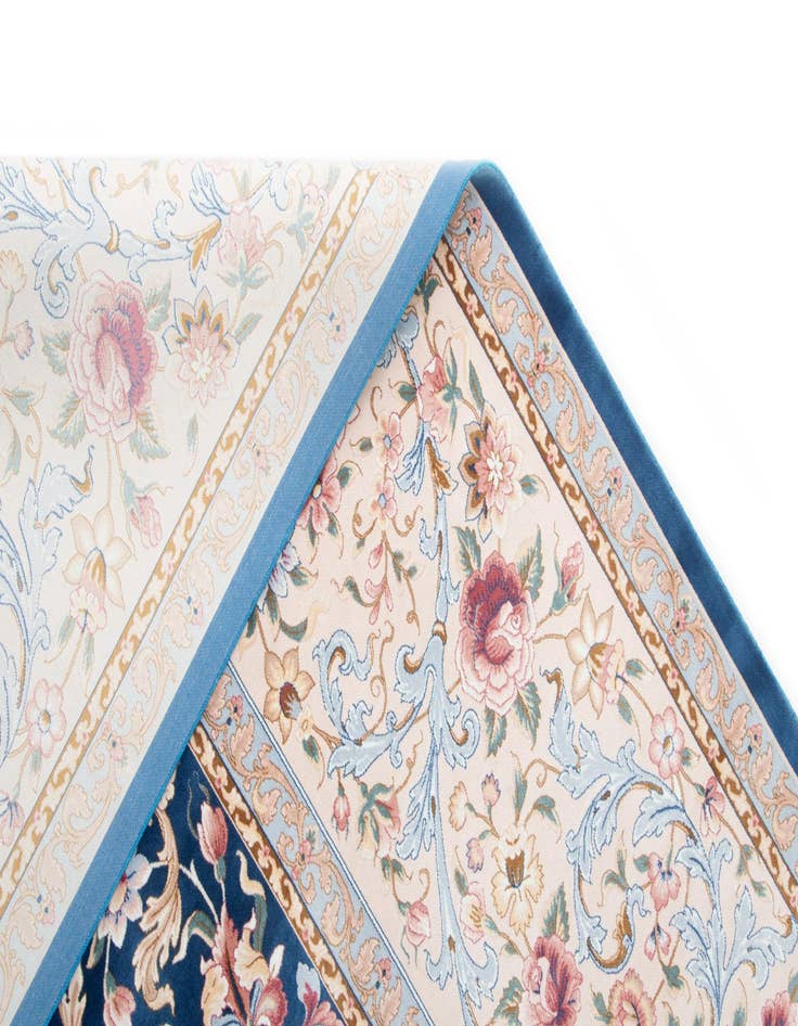 Detail image of  8' 2 x 8' 2 Ghom Design Square Rug