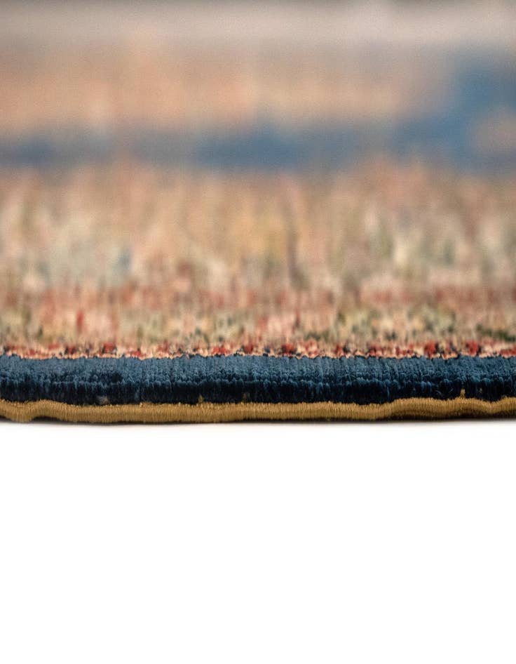 Detail image of  4' 9 x 4' 9 Hereke Silk Square Rug