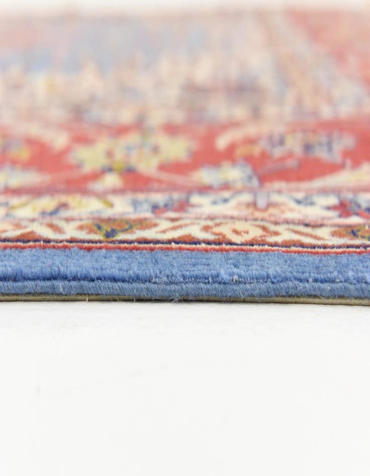 Detail image of  6' 8 x 6' 9  Hand Knotted Isfahan Persian Square Rug