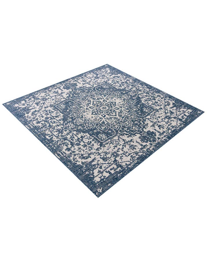 Detail image of  10' 8 x 10' 8  Washable Jill Zarin Dubai Indoor / Outdoor Square Rug