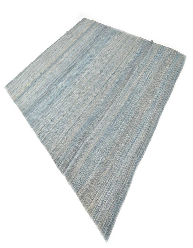 Detail image of  9' 2 x 9' 7  Hand Woven Kilim Modern Wool Square Rug