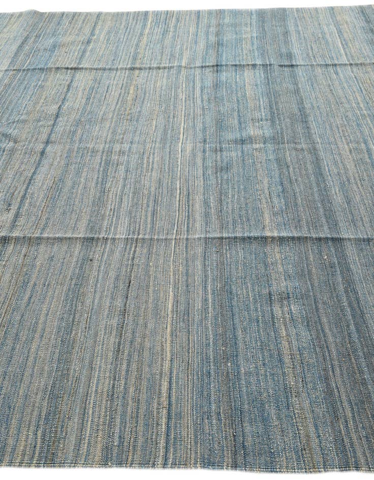 Detail image of  9' 2 x 9' 7  Hand Woven Kilim Modern Wool Square Rug