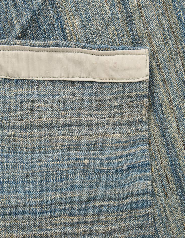 Detail image of  9' 2 x 9' 7  Hand Woven Kilim Modern Wool Square Rug