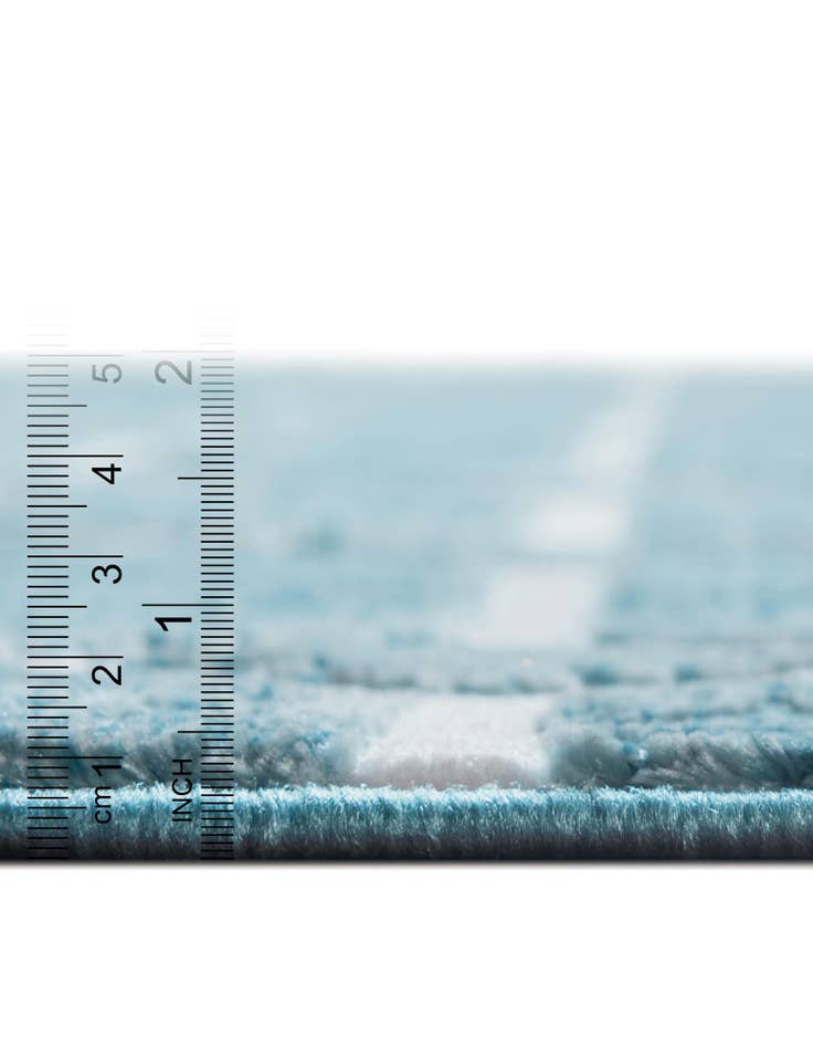 Detail image of  7' x 7' Lattice Trellis Square Rug