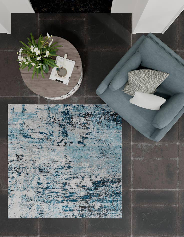 Detail image of  7' 10 x 7' 10 Leipzig Square Rug