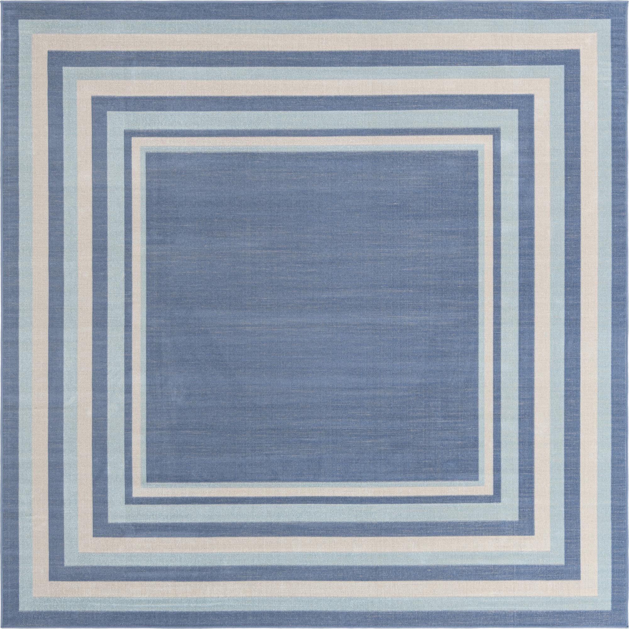  8' x 8' Lotus Square Rug
